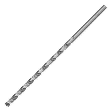 Сверло по металлу, 4 х 119 мм, полированное, удл, HSS, 10 шт, цилиндрический хвостовик Matrix