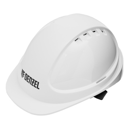 Каска защитная ударопрочная, ABS/PC, плавная регулировка, модель «Форвард» (К-05)белая Denzel цена