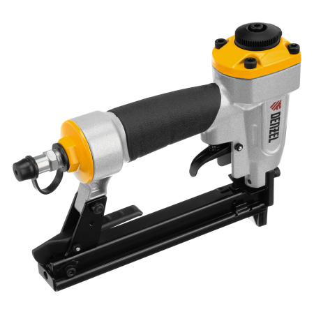 Степлер пневматический PS8016 для прямоугольных скоб 21GA от 6 до 16 мм Denzel цена