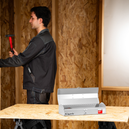 Ящик для инструмента, 410 х 154 х 95 мм, металлический Matrix цена