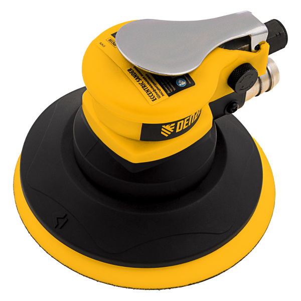 Эксцентриковая шлифовальная машина EPG150, 150 мм, 10000 об/мин, 5 мм, 160 л/мин Denzel цена