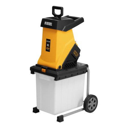 Измельчитель садовый электрический ECS-2700, 2700 Вт, 40 мм Denzel цена