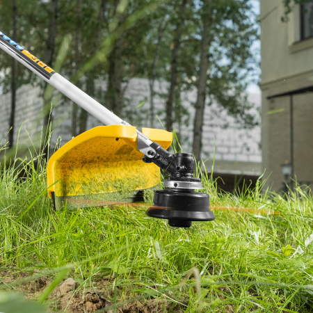 Триммер бензиновый DTL-33, 33 см3, неразъемная штанга Denzel цена