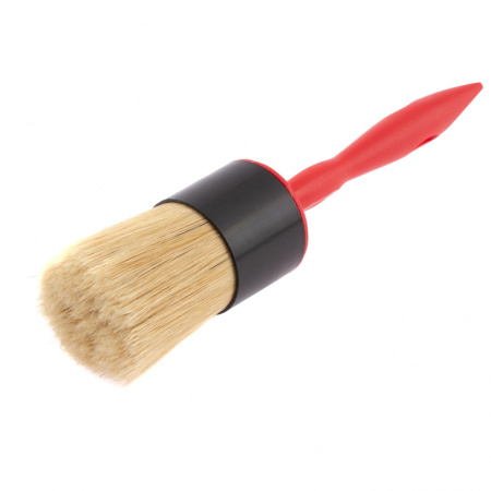 Кисть круглая №50, натуральная щетина, пластиковая ручка, Color line Matrix цена