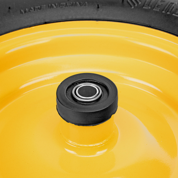 Колесо пневматическое бескамерное 16х4.00-8 D410мм, d20мм, длина оси 104мм Denzel цена