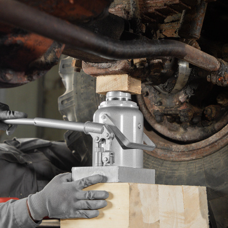 Домкрат гидравлический бутылочный, 30 т, h подъема 244-370 мм Matrix цена