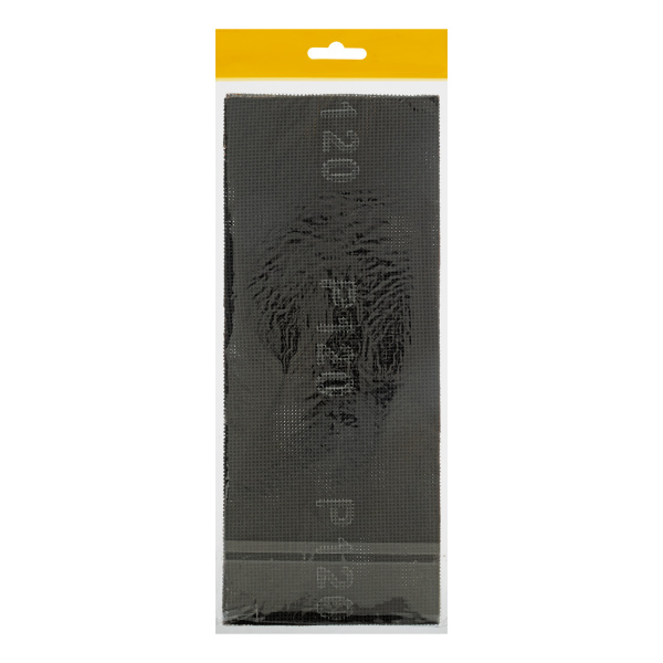 Сетка абразивная, P 120, 115 х 280 мм, 5 шт Denzel