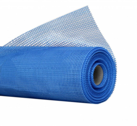 Сетка стеклотканевая фасадная синяя 5х5 25м2