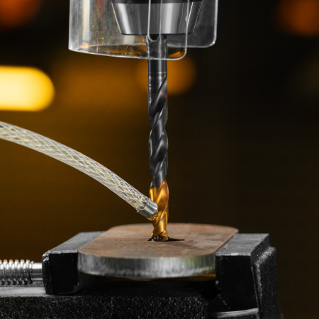 Станок сверлильный радиальный DDM-550R, 550 Вт, 16 мм, 12 ск., настольный Denzel