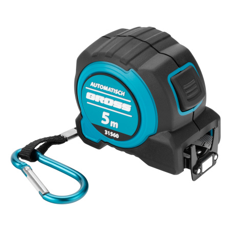 Рулетка "Automatisch", 5 м х 32 мм, нейлон, магнит, двустор. разметка, антиизлом, автоcтоп Gross цена