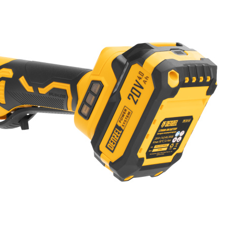 Машина шлифовальная угловая аккумуляторная бесщет. AGH-BL-20-125, Li-Ion, 20 В// Denzel