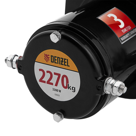 Лебедка автомобильная электрическая LB-2200, 2.2 т, 3.3 кВт, 12 В Denzel цена