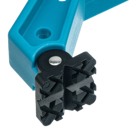 Струбцина клещеобразная 4, пластиковый корпус, храповой механизм жесткой фиксации, 100 мм Gross цена