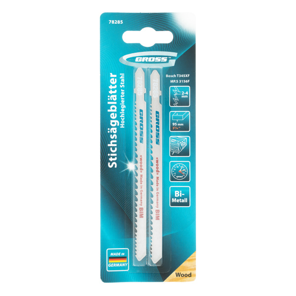 Полотна для электролобзика  Profi, 2 шт, ( 3156F-T345XF ) Gross