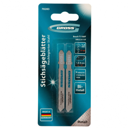 Полотна для электролобзика  Profi, 2 шт, ( 3111F-T118AF ) Gross