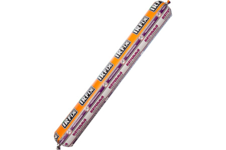 Герметик силиконовый нейтральный IRFIX бесцветный 600 мл 20048