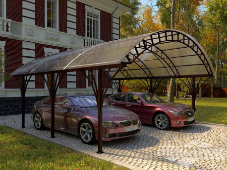 Поликарбонат сотовый 10 мм 2.1х12 м цвет коричневый