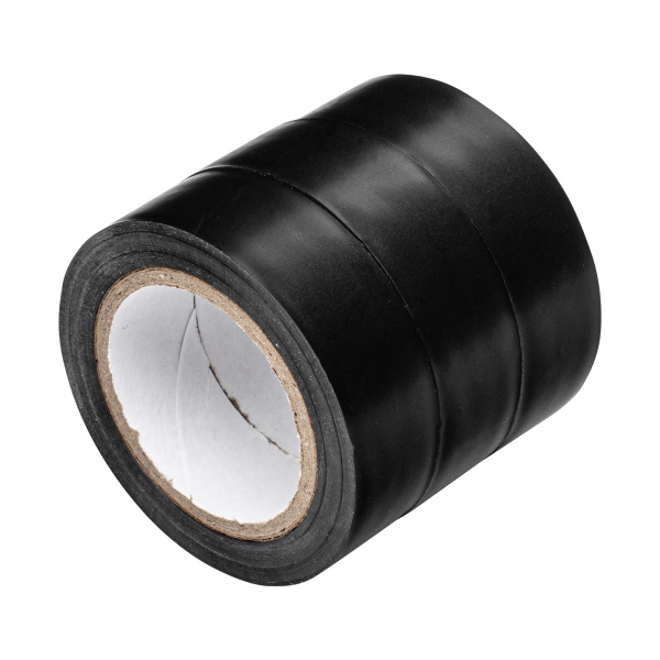 Набор изоленты черной, 19 мм х 10 м, 3 шт Matrix