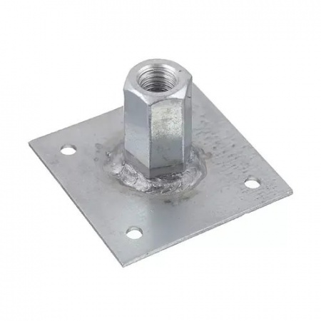 Шайба с муфтой SHM 60x60мм, М10, толщина стали 4 мм