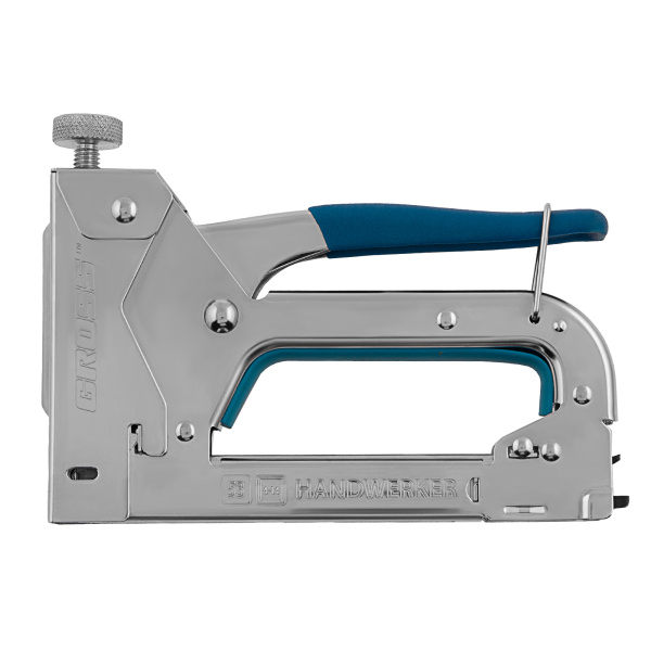 Степлер мебельный регулируемый (Handwerker) стальной корпус, тип скобы 53, 4-14 мм Gross цена