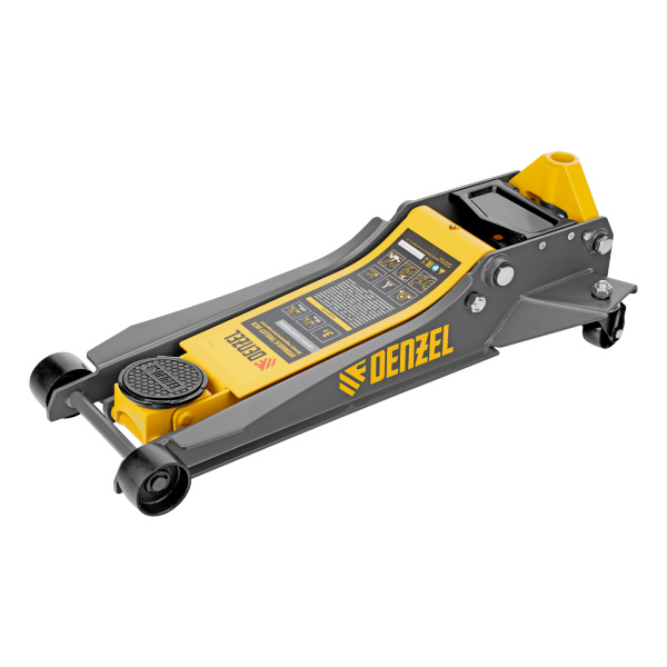 Домкрат гидравлический подкатной, 3 т, 85-610 мм, быстрый подъем, низ. подхват, проф, SUV Denzel цена