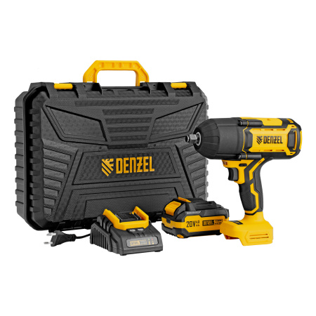Гайковерт ударный аккумуляторный бесщет. CIWH-BL-20-1000, Li-Ion, 20 В// Denzel