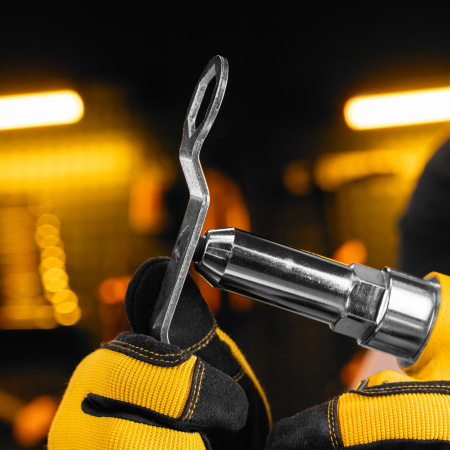 Пневматический заклепочник PR4, 2,4-4,8 мм Denzel цена