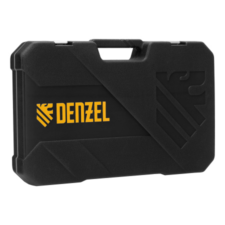 Набор инструментов, 1/2", 1/4", CrV, S2, пластиковый кейс, 100 предметов Denzel