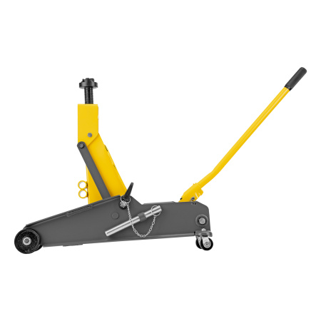 Домкрат гидравлический подкатной с фиксатором, 3 т, 190-532 мм, SUV/ Denzel цена