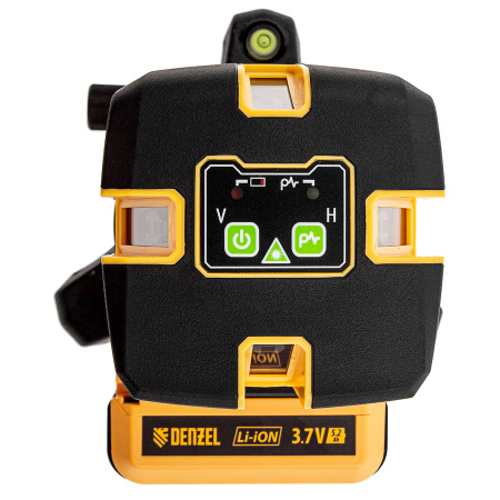 Лазерный уровень LX 06 Green, 30 м, 520 нм, аккумулятор Li 5200 mAh, резьба 5/8" Denzel цена