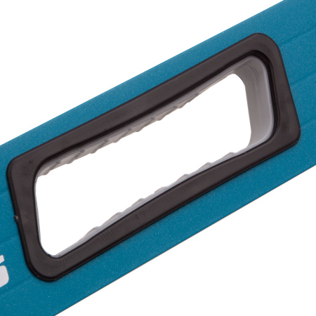 Уровень алюминиевый, 600 мм, усиленный с ударопрочными заглушками, рукоятки, 3 глазка Gross цена