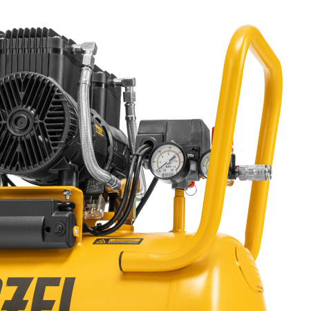 Компрессор безмасл. малошумный DLP -3000/50, 3 кВт, 2х1,5 кВт,50 л, 2850 об/мин,500 л/мин Denzel