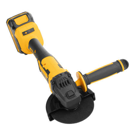 Машина шлифовальная угловая аккумуляторная бесщет. AGH-BL-20-125, Li-Ion, 20 В// Denzel