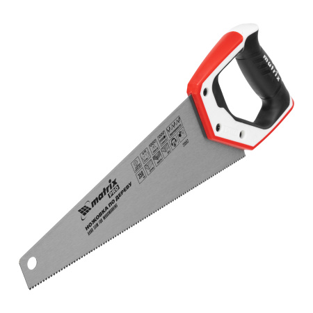 Ножовка по дереву для точных пильных работ, 350 мм, каленый зуб 3D, 14 TPI, трехкомпонентная рукоятка, Pro Matrix цена