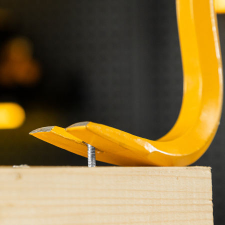 Лом-гвоздодер, 600 мм, шестигранный 16 мм, окрашенный, сталь 65 Denzel цена