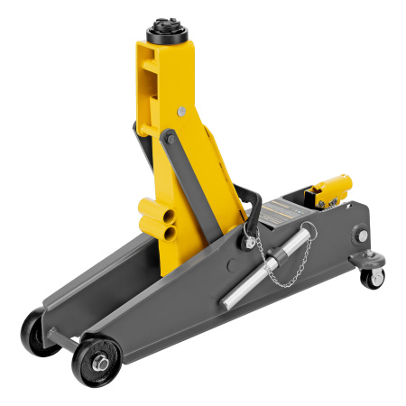 Домкрат гидравлический подкатной с фиксатором, 3 т, 190-532 мм, SUV Denzel цена