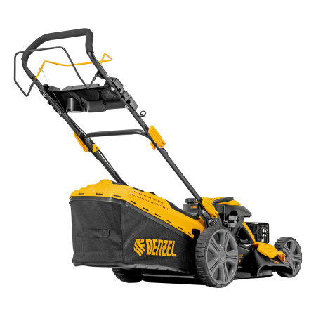 Газонокосилка бензиновая GLD-520SP, 196 куб.см, ширина 52 см, привод, 7 уровней,травосборник 60 л Denzel цена