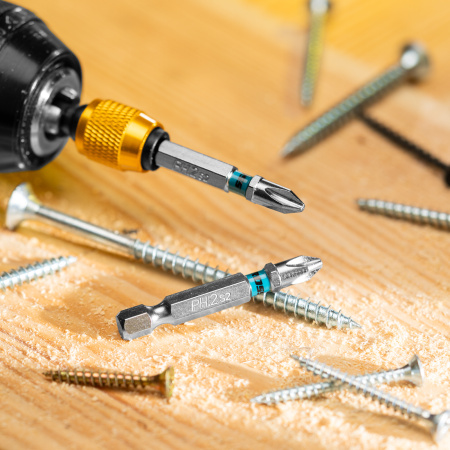 Бита PH2х50мм, сталь S2, шестигр., 10 шт. Gross