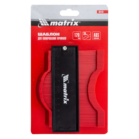 Шаблон для копирования профиля 12 см, пластиковый Matrix цена