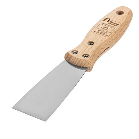 Шпательная лопатка из нержавеющей стали, 40 мм, буковая рукоятка, EFP Matrix цена