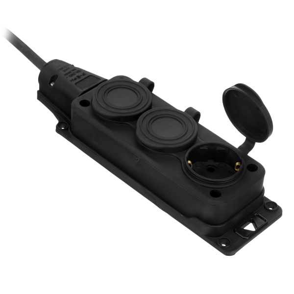 Удлинитель-шнур силовой Top Series, КГТТ, 20м, 3 розетки, 3 x 2,5 мм Denzel цена