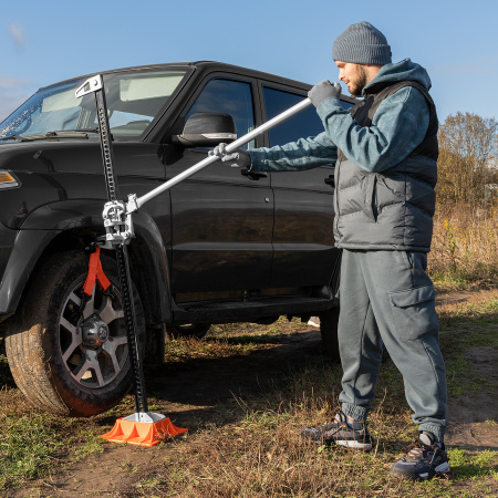 Домкрат реечный, 3 т, высота подъема 115-1315 мм, High Jack Matrix цена