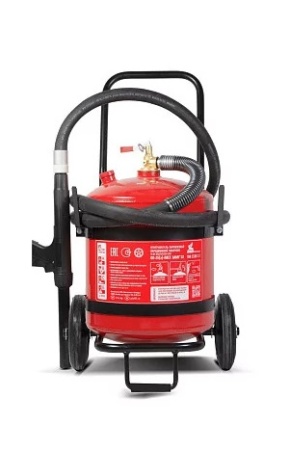 Огнетушитель порошковый ОП-25(з)-АВСЕ МИГ О2 на тележке с перекрывным стволом