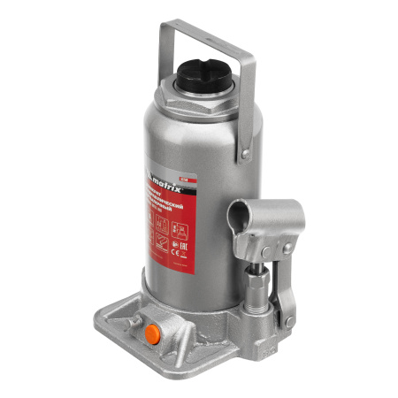 Домкрат гидравлический бутылочный, 16 т, h подъема 230-460 мм Matrix цена