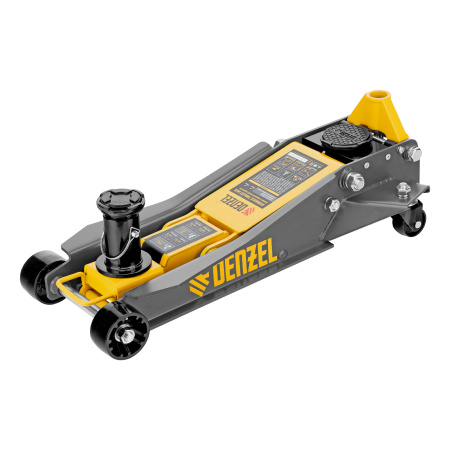 Домкрат гидравлический подкатной, 2/3 т, 98-770 мм, быстрый подъем, низ. подхват, проф, SUV Denzel цена