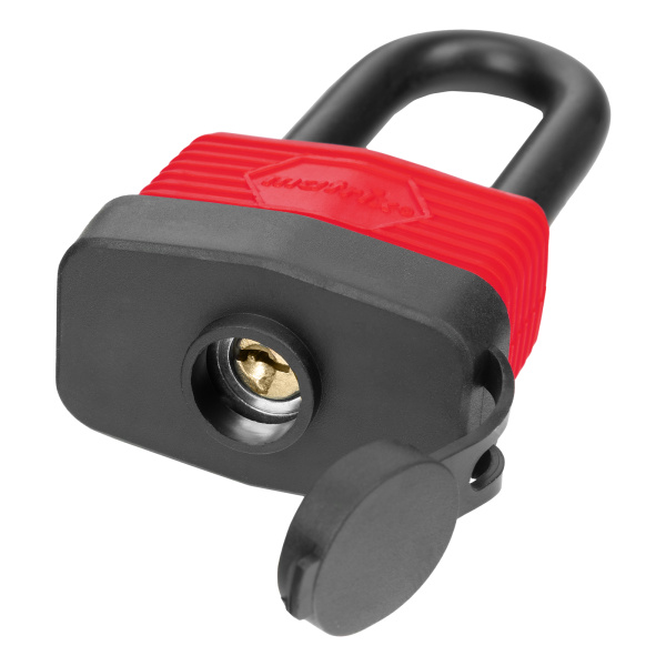 Замок навесной всепогодный, 50 мм, удлиненная дужка Matrix цена