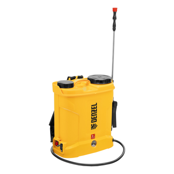 Опрыскиватель ранцевый аккумуляторный DP-10LA, 10 л, 12 В, 8 Ач Denzel цена