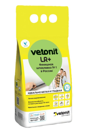 Шпатлевка финишная полимерная Weber Vetonit LR+ 5 кг цена