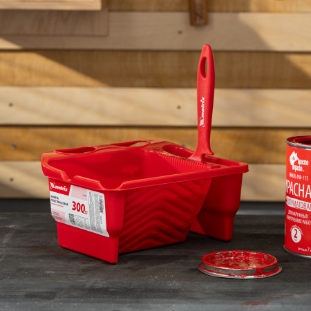 Кювета пластмассовая для кистей и мини-валиков, ручная, многофункциональная, 210 х 180 х 90 мм Matrix цена