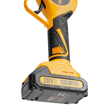 Секатор аккумуляторный, бесщет., CP-40BL, Li-Ion, 20 В, лезвия SK5 Denzel цена